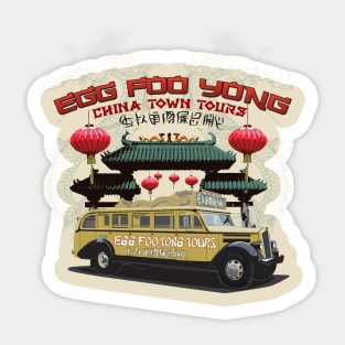 Egg Foo Yong China Town Tours Sticker